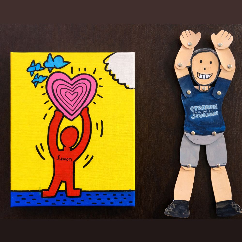 My Movement in Keith Haring’s Style – Age 7
