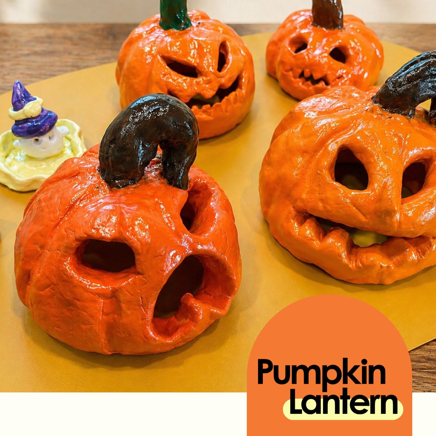 Pumpkin Lantern : Air-Dry Clay Kit