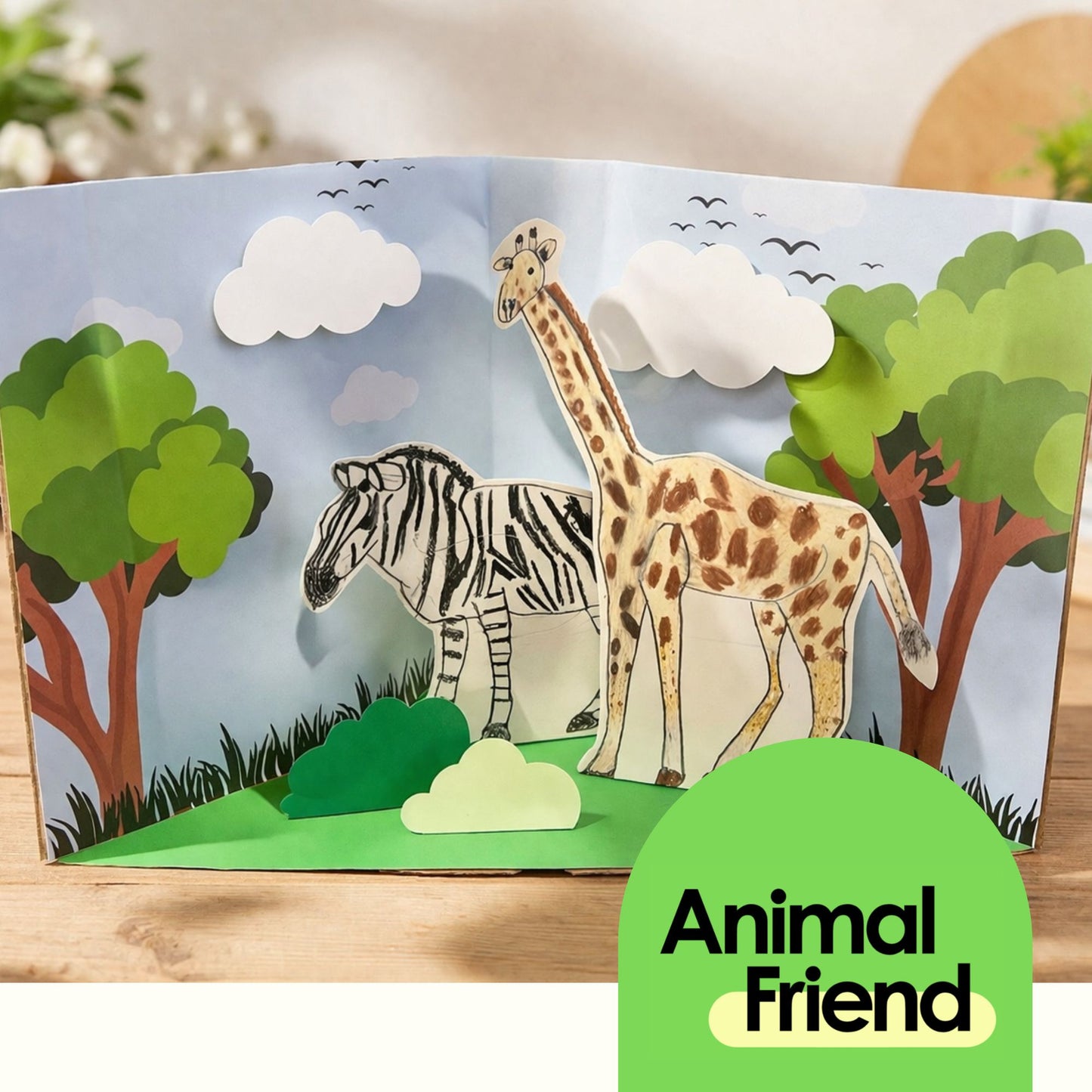 Animal Friend : Shape & Draw Kit